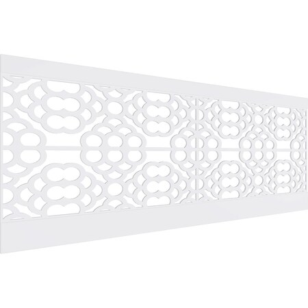 Ekena Millwork 36"H x 94 1/2"W Harlingen PVC Wainscot Paneling Kit WPK36X94GLN